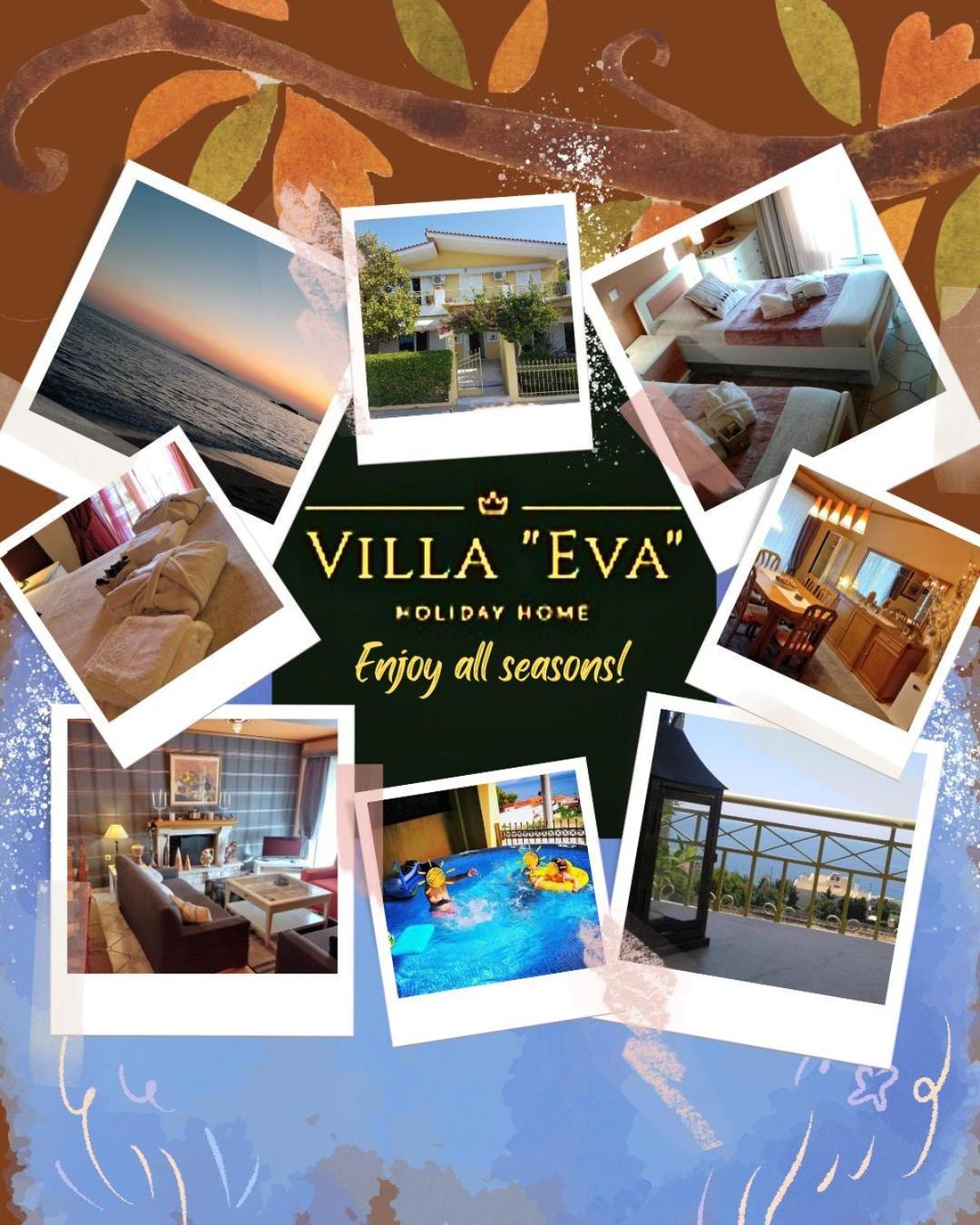 Villa "Eva" - Entire Beachfront Holiday Home - 4S Agia Marina  Exterior photo